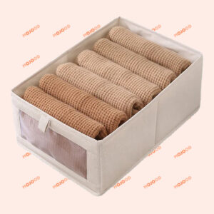 ثلاثة صناديق تخزين قابلة للطي